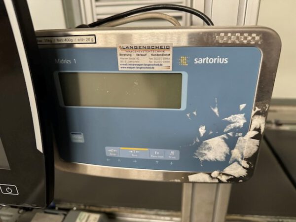Kleiner „Sorter“ mit 12 Zielen, von AMI mit Fördertechnikanlage Overbeck inkl. Scanner, Steuerung, Waage, Kurven, Steigförderer, Gurtförderer, etc – Bild 9