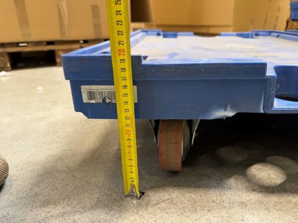 2.000 Stück, Kunststoff, Rolluntergestell / Rollwagen / Transportroller für Kisten, Fläche 80 x 60cm (z.B.: für Kisten 80 x 60cm oder auch Kisten 60 x 40cm ) – Bild 10
