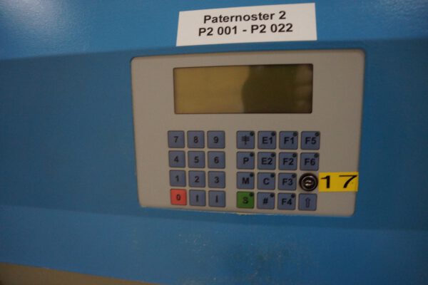 2 x Lagerpaternoster, Kardex / Bellheimer, 150kg / Gondel, Höhe ca. 5,50m lagertechnik
