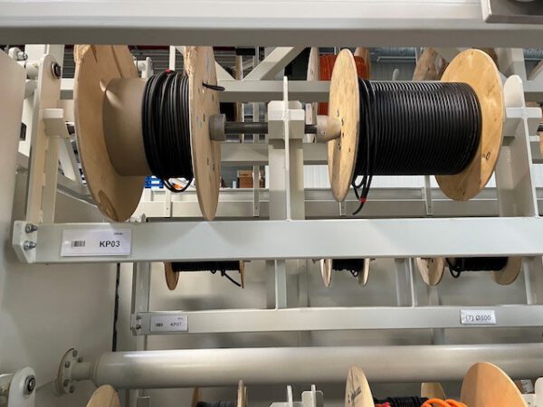 Kabelpaternoster für bis zu 45 Kabelrollen 40 – 80cm Rollendurchmesser lagertechnik