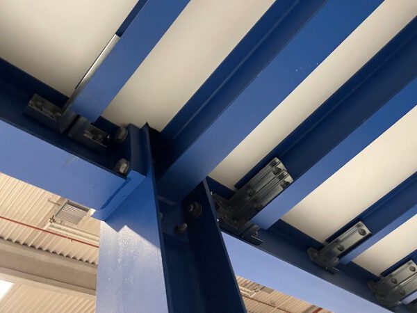 2 stöckige Stahlbau - Lagerbühne, 350kg/m2, gesamt 312m2 = pro Etage ca. 156m2 – Bild 7