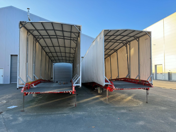 2x Mobile Mittelachsrampen mit Einhausung, Butt, 12,80m lang,  7 To. – Bild 2