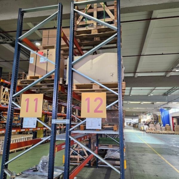 Palettenregal, Mecalux, ca.: 4,50m hoch, 1.000kg / Palette, ca. 2.040 Palettenstellplätze – Bild 7