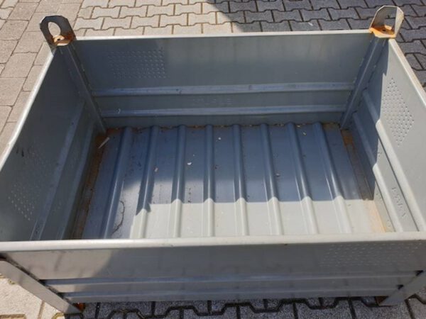 100 Stück Großbehälter / Metallbehälter, ca. 1,20m x 0,80m x Höhe 0,50m – Bild 2