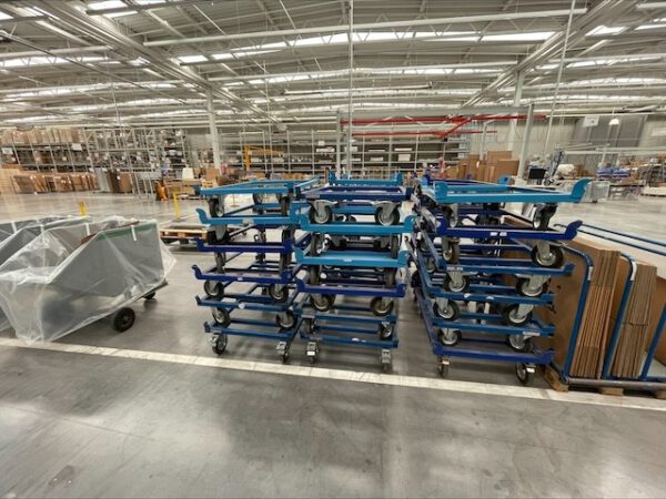 36 Stück Palettenroller, Ladefläche 1210 x 810 mm, Rotauro