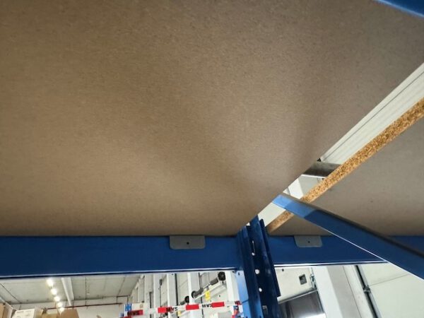 7 Stück Palettenregal / Weitspannregal je 2 Felder mit Spanplatten, Höhe ca. 2,50m, – Bild 10