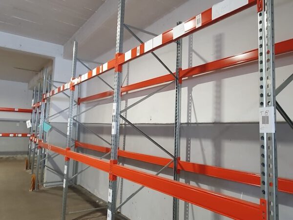 Palettenregal, AR, 500kg pro Palettenplatz, Rahmenhöhe 3,60m, max. 560 Stellplätze – Bild 11