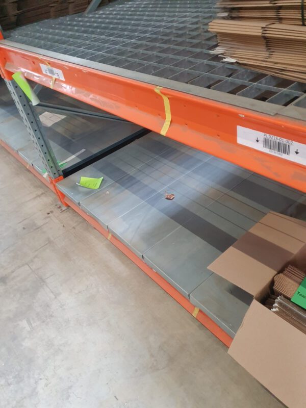 Palettenregal, Dexion, ca. 7,50m hoch, 616kg / Palette, 3m Traversenlänge ideal bei überbreiten Paletten, max. 2.200 Stellplätze – Bild 12