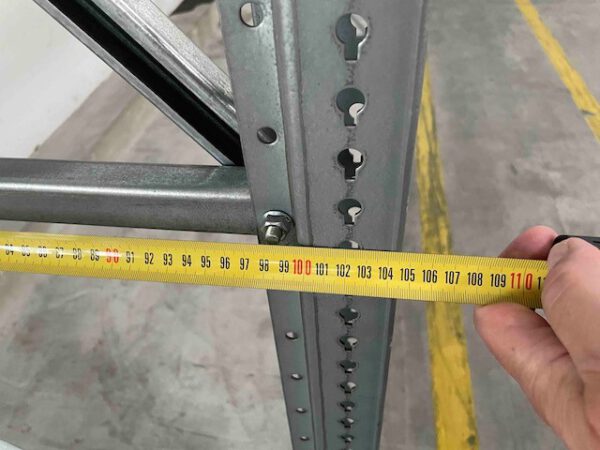 Palettenregal 5,50m hoch, Meta, 900kg / Palette, ca. 96 Stellplätze – Bild 12