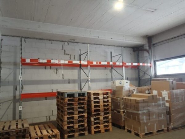 Palettenregal, AR, 500kg pro Palettenplatz, Rahmenhöhe 3,60m, max. 560 Stellplätze – Bild 17