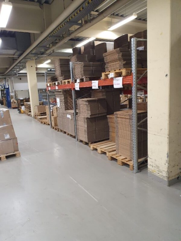 Palettenregal ca. 3,50m hoch, Jungheinrich, 1.000kg / Palette, ca. 560 Stellplätze – Bild 2