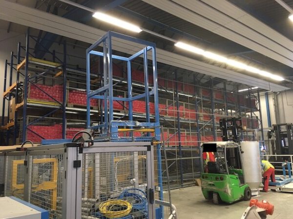 Palettendurchlaufregale für 144 Stück Europaletten – Bild 2