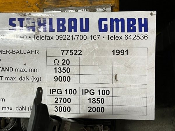 Palettenregal ca. 4,80m hoch, Galler, 1.000kg / Palette, ca. 700 Stellplätze – Bild 4