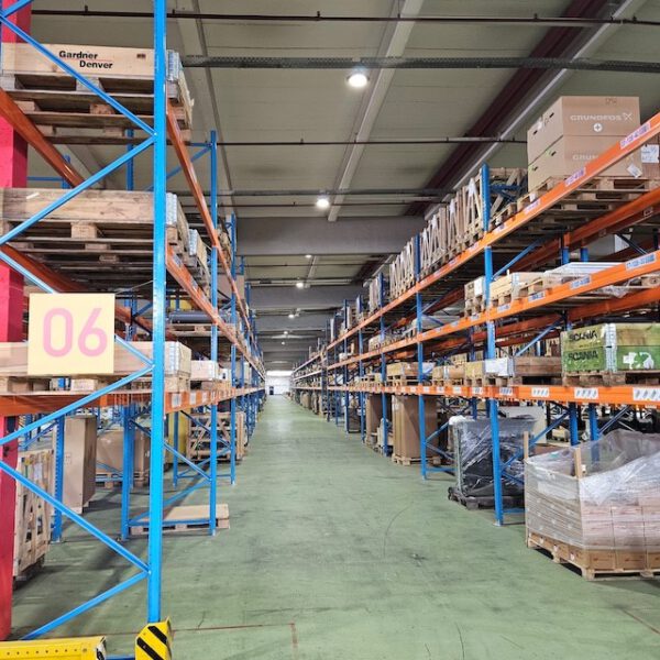 Palettenregal, Stow, ca, 4,50m hoch, 1.000kg / Palette, ca. 2.560 Palettenstellplätze – Bild 7