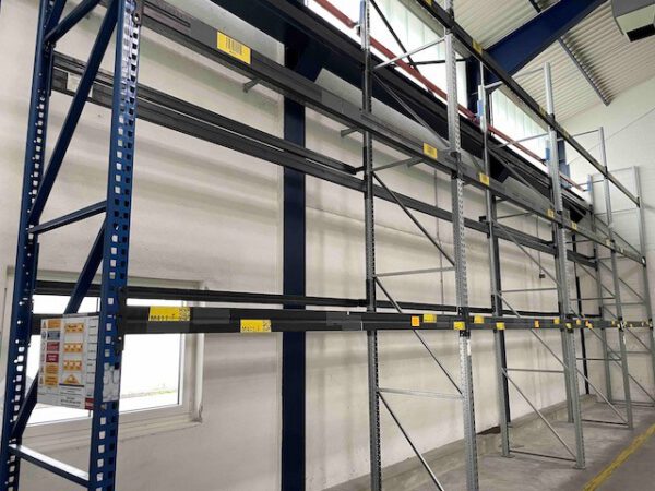 Palettenregal 5,50m hoch, Meta, 900kg / Palette, ca. 96 Stellplätze – Bild 8