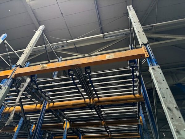 Palettendurchlaufregal für Europaletten etc., Jungheinrich, 800kg / Palette, 1.377 Palettenstellplätze  – Bild 9