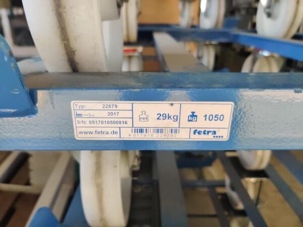 32 Stück Paletten-Fahrgestell, Fetra, Innenmaß: 810x610mm, 1 to. Traglast – Bild 3