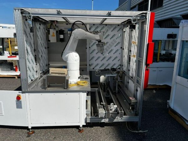 Roboter, Stäubli TX90 Lbmn, mit Steuerung CS8C Bediengerät Panel und Zubehör  – Bild 6