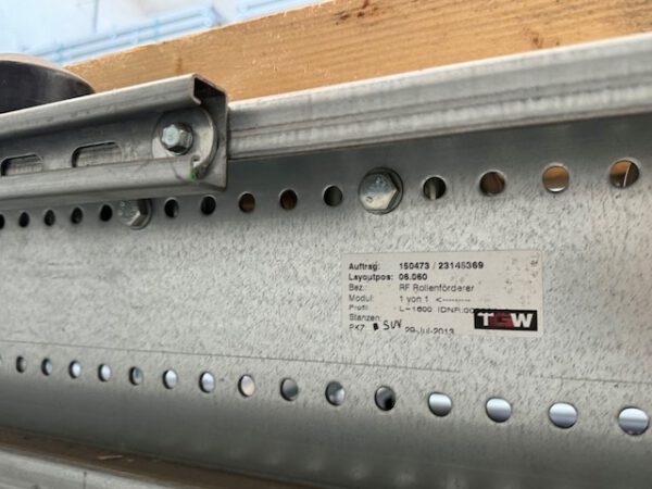 4 Stück Rollenbahn angetrieben, Breite 1,20m- Länge ca. 5m – Bild 7