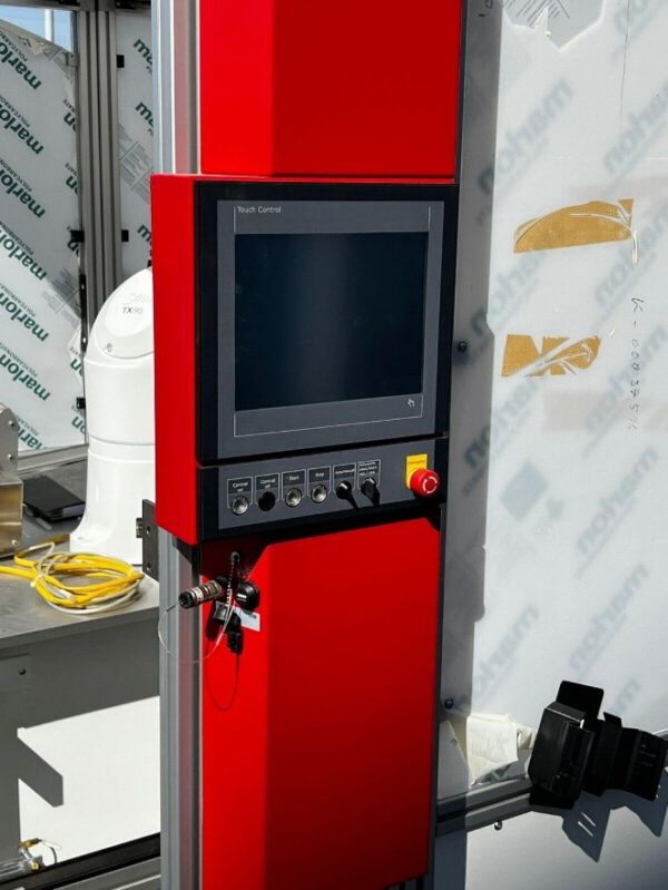 Roboter, Stäubli TX90 Lbmn, mit Steuerung CS8C Bediengerät Panel und Zubehör  – Bild 7