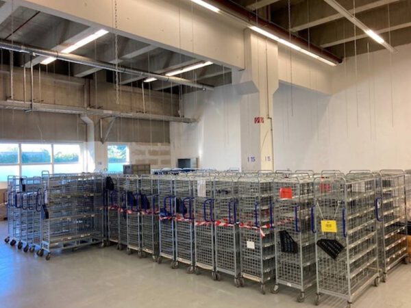117 Stück Rollwagen, Kommissionierwagen, Wanzl