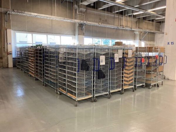 117 Stück Rollwagen, Kommissionierwagen, Wanzl – Bild 2