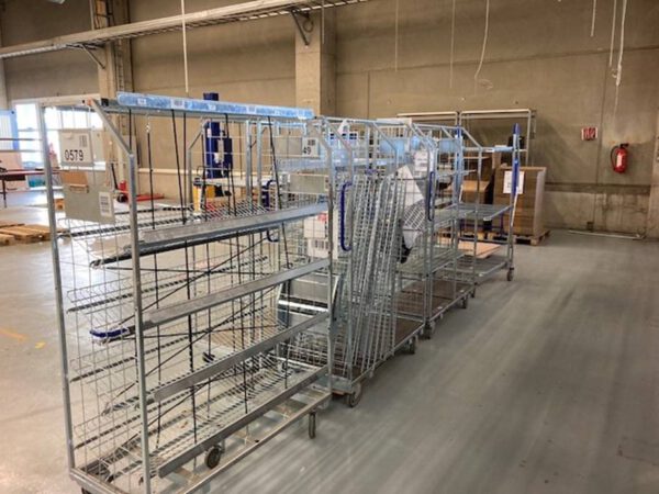 117 Stück Rollwagen, Kommissionierwagen, Wanzl – Bild 3