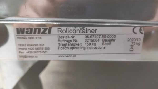 92 Stück Produktionswagen / Rollwagen mit Deichsel, Wanzl - gebraucht - : lagertechnik