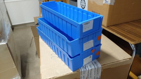 810 Stück, SSI Schäfer, 4 Größen Regalkisten