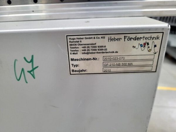 Steigförderer / Gurtförderer, Herber,  ca. ?,10m lang – Bild 2