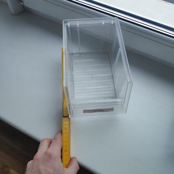 1.350 Stück Sichtlagerkasten, 4 Größen, Treston transparent – Bild 3