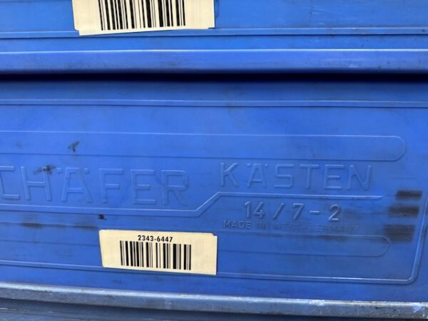 30.000 Stück, Sichtlagerstapelkisten, SSI Schäfer, Lager Fix 14/7-2 und 14/7-3, Kunststoff mit Tragstab – Bild 4