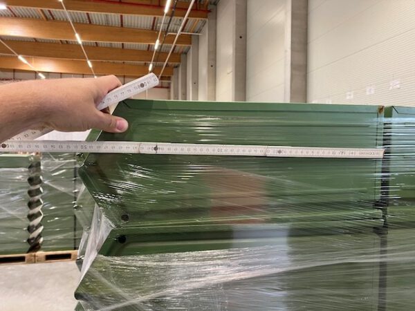 9.000 Stück Sichtlagerstapelkisten, Metall, ähnlich Typ: 14/7-2, ca. 50 x 30 x 20cm, mit Tragstab – Bild 6