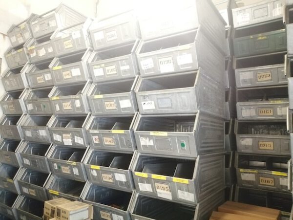 200 Stück Sichtlagerboxen / Stapelboxen, 14/7, Lager-Fix 1 lagertechnik