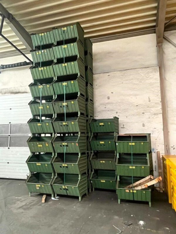 43 Stück Stahl- Stapelgroßbehälter, Lager-Fix-Behälter, SSI Schäfer - gebraucht - : – Bild 4