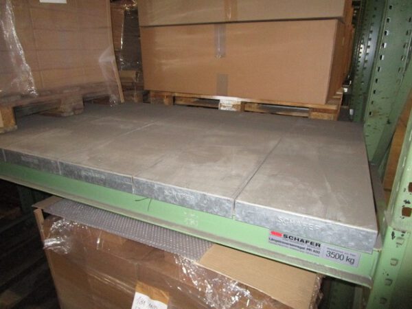 Palettenregal mit Stahlfachböden bzw. Tiefenauflagerahmen, 4m hoch, bis zu 1.750kg / Palette, ca. 1.800 Stellplätze - gebraucht - : – Bild 5