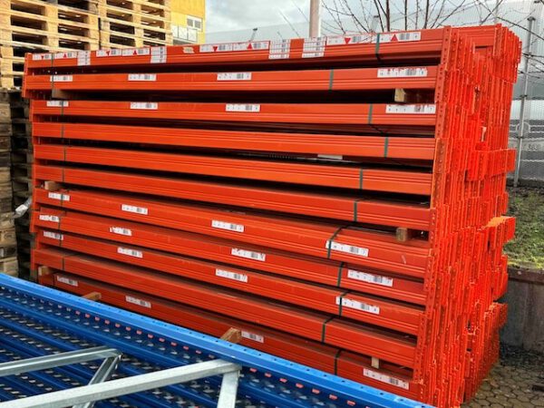522 Stück Traversen für Palettenregal Berger / Arestant, 3,60m lichte Weite, 2.000kg Fachlast = 500kg / Palette