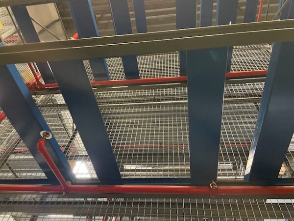 Tiefenauflagerahmen / Tiefenwinkelrahmen / Tiefenauflage für Palettenregale 1,10m zur sicheren Einlagerung von Gitterboxen oder Paletten, ca. 384 Stück – Bild 2