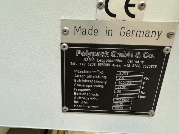 Vollautom. Verpackungsmaschine für Hängetextilien, Polypack -Vollautomat, 40XS mit bis zu 500 Vp/h, inkl. Zuführstrecke für Hängetextil – Bild 5