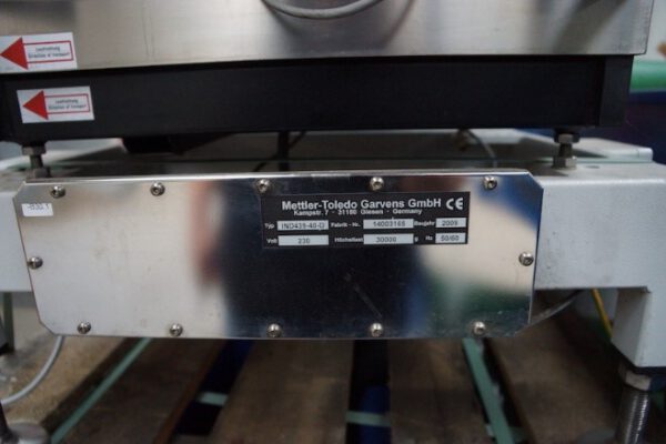 3 x Waagen für Einbau in einer Fördertechnikanlage, Mettler Toledo, max 60kg – Bild 2