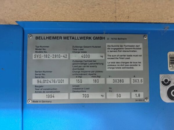 1 - 2 Stück Lagerpaternoster, Kardex, 170kg / Gondel, 4,40m hoch, 27 / 28 Gondeln – Bild 15