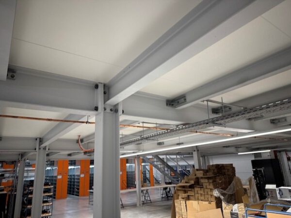 Stahlbau-Lagerbühne, Schulte, 533m2, 500kg Traglast pro m2 – Bild 17