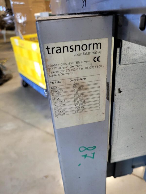 Gurtförderer, Transnorm, ca. 1,20m lang – Bild 2