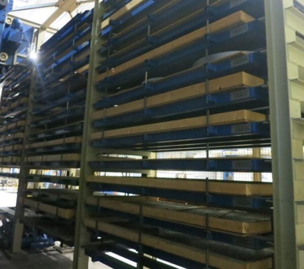 autom. Blechlager, Stopa, 65 Lagerplätze, Bleche 1,50 x 3m – Bild 2