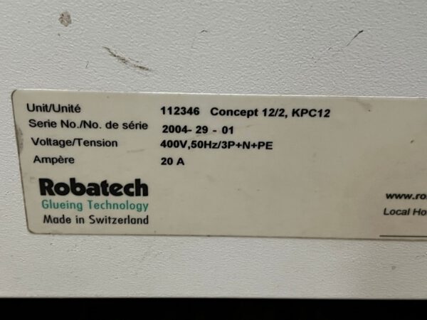 2 x Heißleimklebstoffmaschine, Robatech,  Concept 12/2 – Bild 3