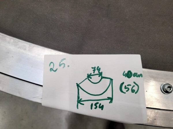 3x Kurvengurtförderer, Transnorm, 90 Grad – Bild 5