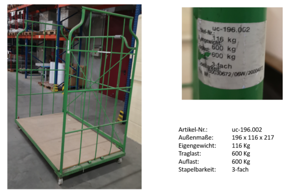 400 Stück Corletten, Breite 1,96m breit, 2 Höhen – Bild 5