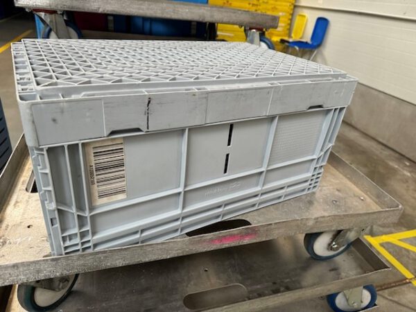 5.500 Stück, Faltkiste, Eurostapelbehälter, Bekuplast, 600 x 400 x 285 mm, grau – Bild 14