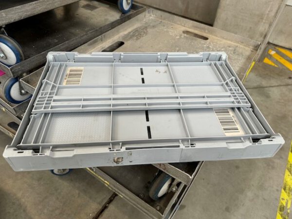 5.500 Stück, Faltkiste, Eurostapelbehälter, Bekuplast, 600 x 400 x 285 mm, grau – Bild 2