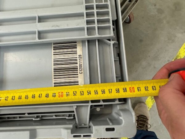 5.500 Stück, Faltkiste, Eurostapelbehälter, Bekuplast, 600 x 400 x 285 mm, grau – Bild 5